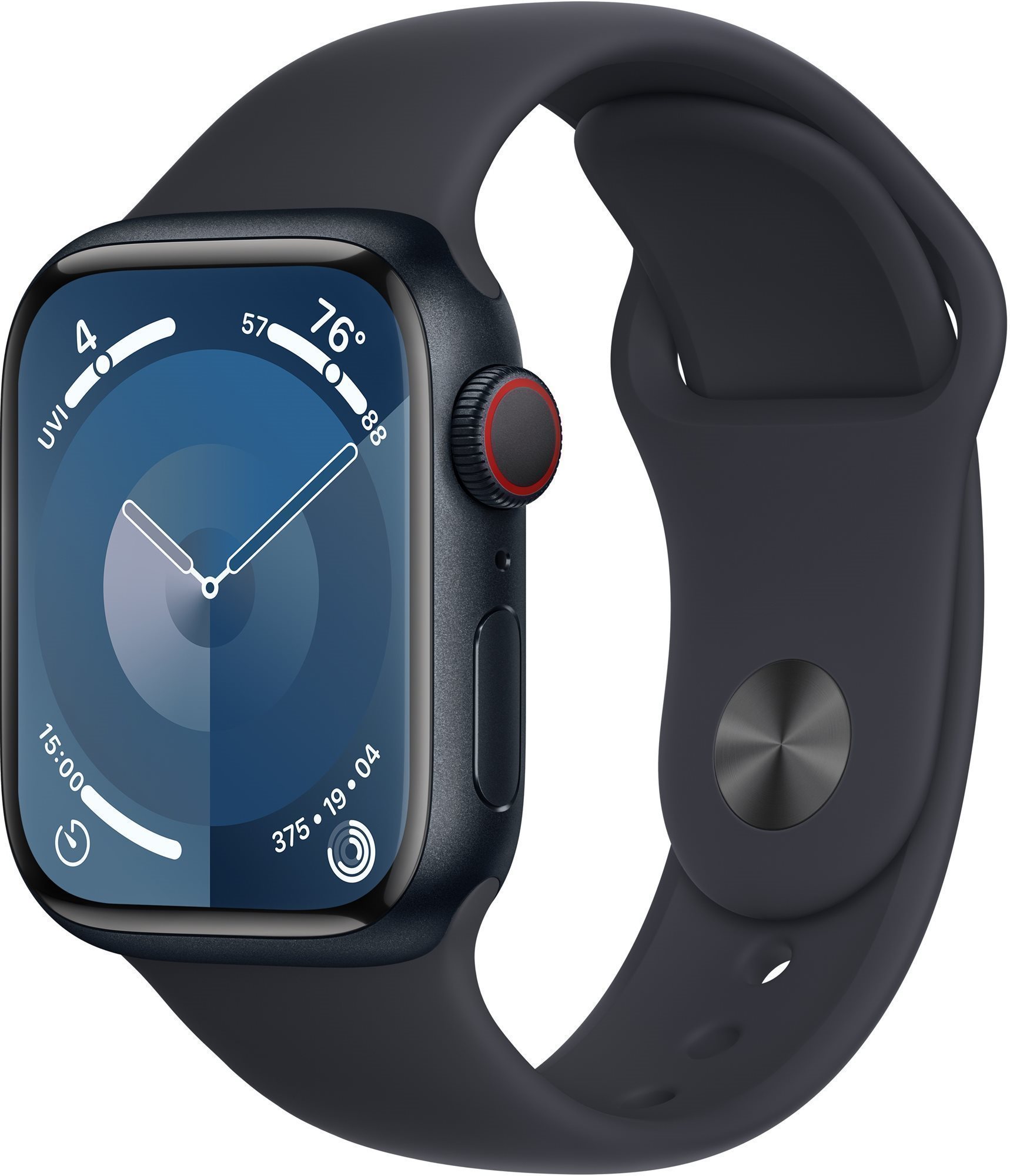 Apple Watch Series 9 41mm Cellular - éjfekete alumínium tok,...