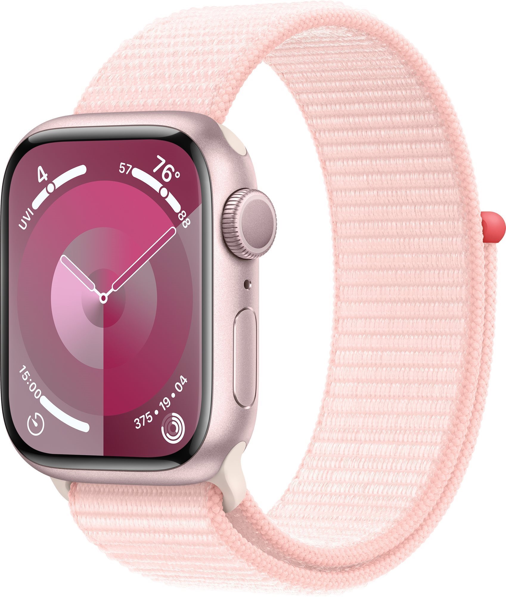 Apple Watch Series 9 41 mm Ružový hliník so svetlo ružovým...