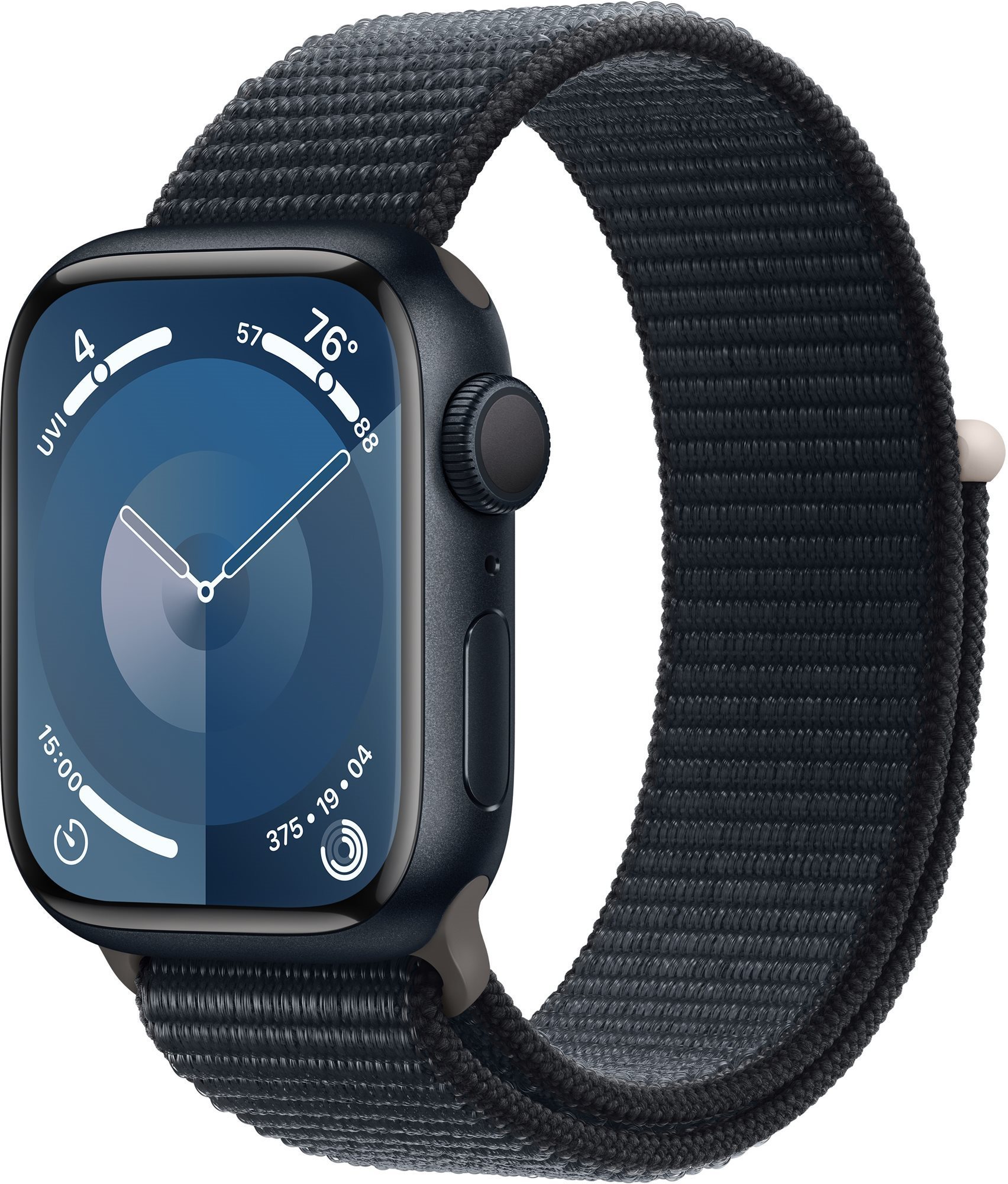 Apple Watch Series 9 41mm Aluminiumgehäuse Mitternacht mit Sport...