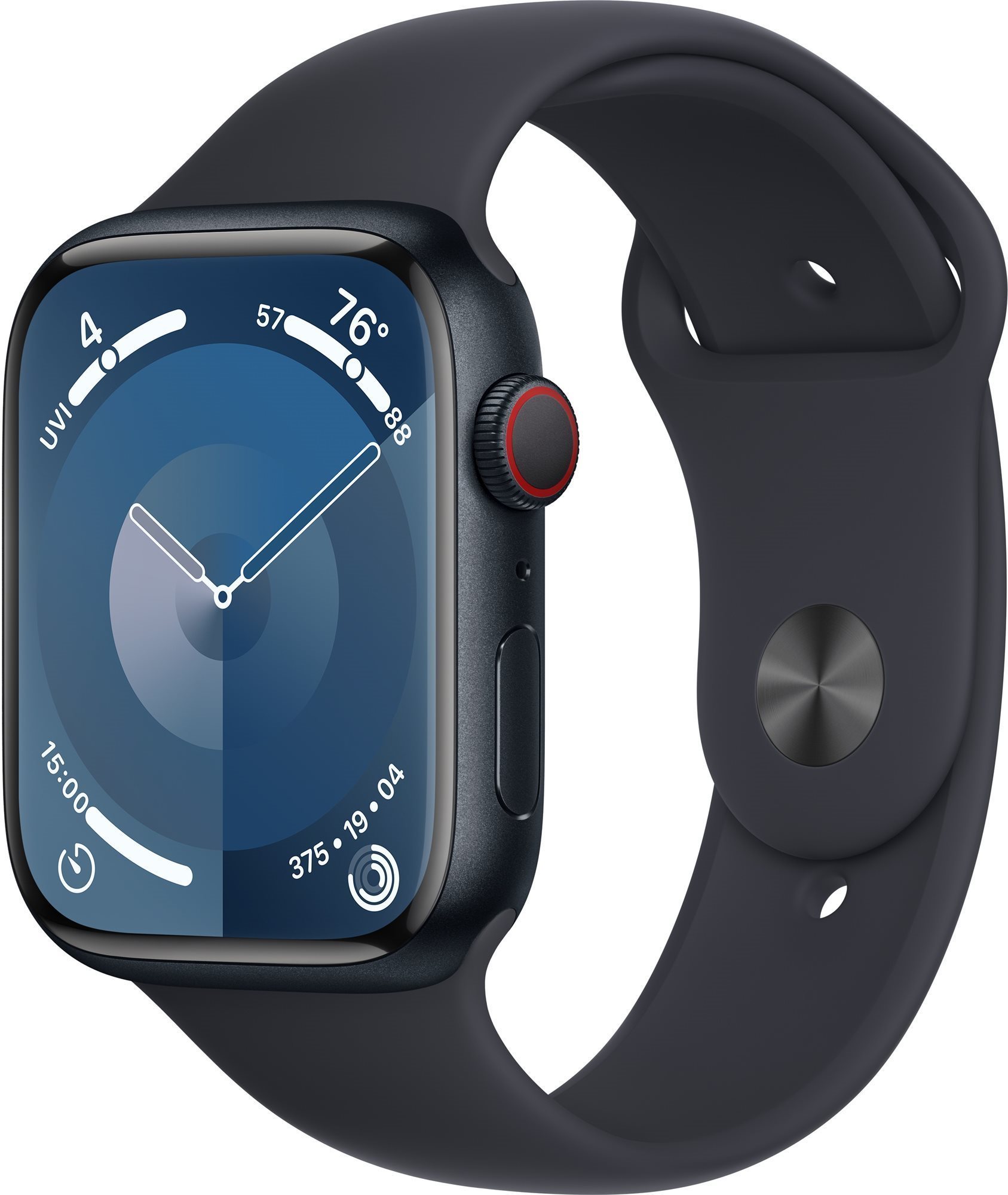 Apple Watch Series 9 45mm Cellular - éjfekete alumínium tok,...