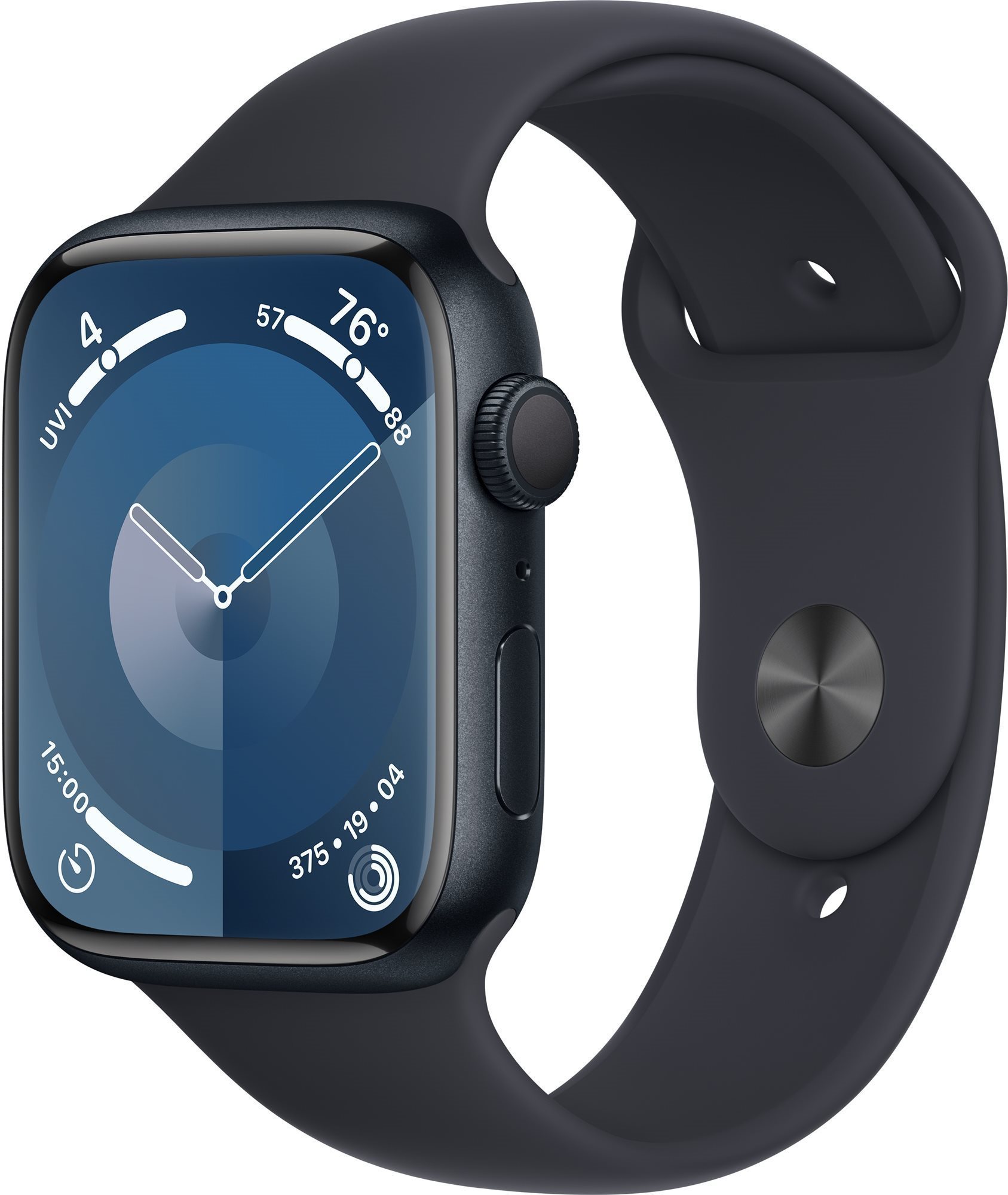 Apple Watch Series 9 45mm Aluminiumgehäuse Mitternacht mit...