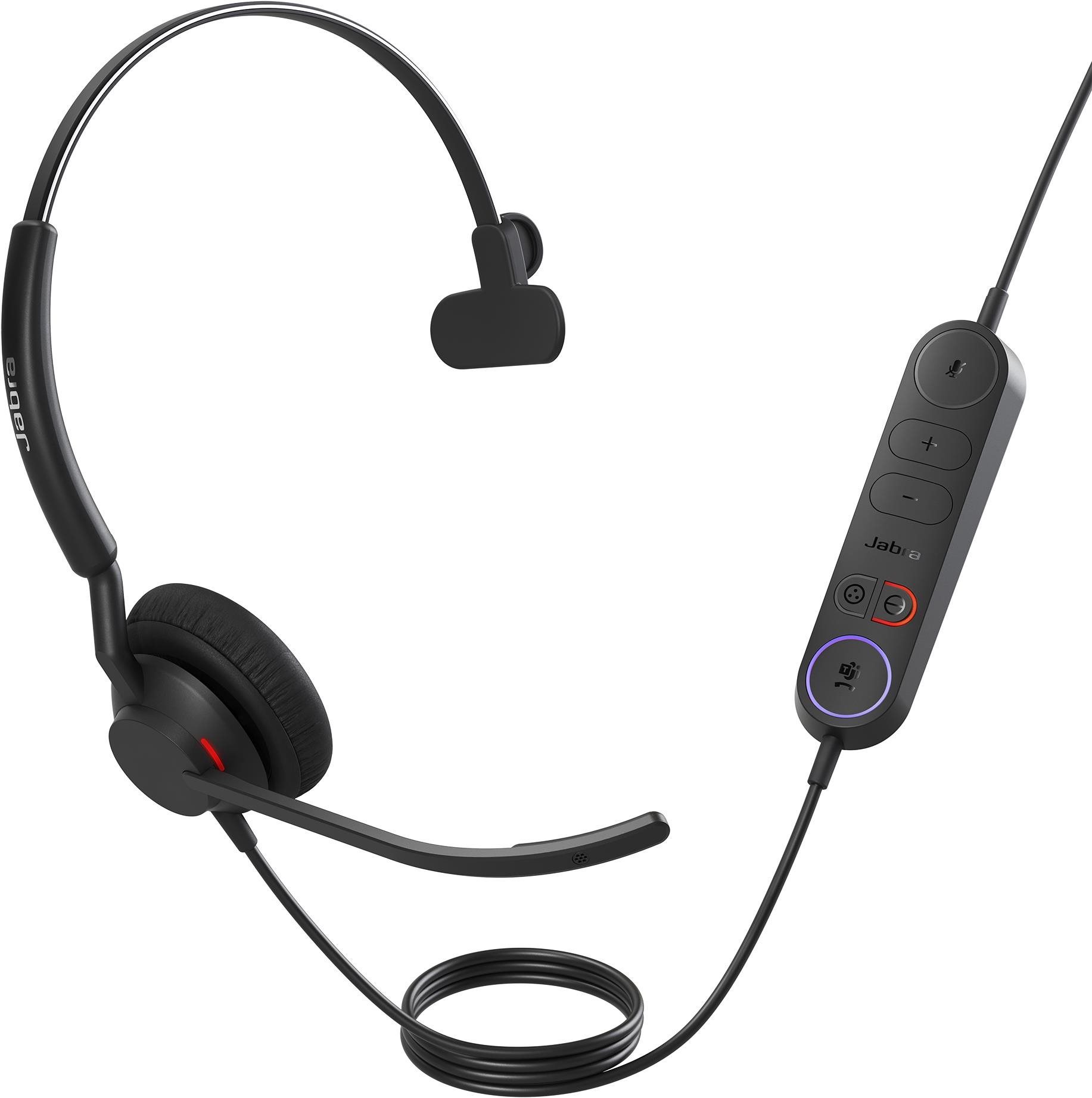 Jabra Engage 40 - (Inline Link) USB-C MS Mono Sluchátka