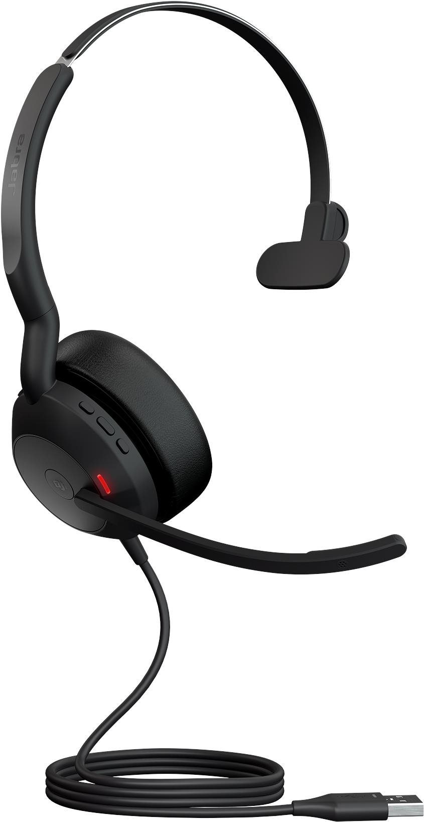 Jabra Evolve2 50 USB-A MS Mono Fej-/fülhallgató
