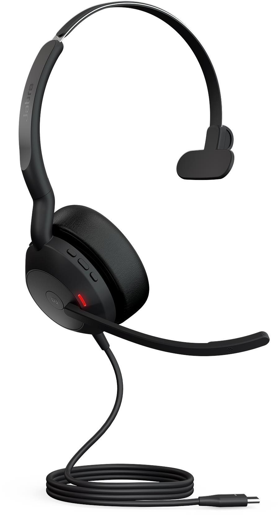 Jabra Evolve2 50 USB-C MS Mono Bezdrátová sluchátka