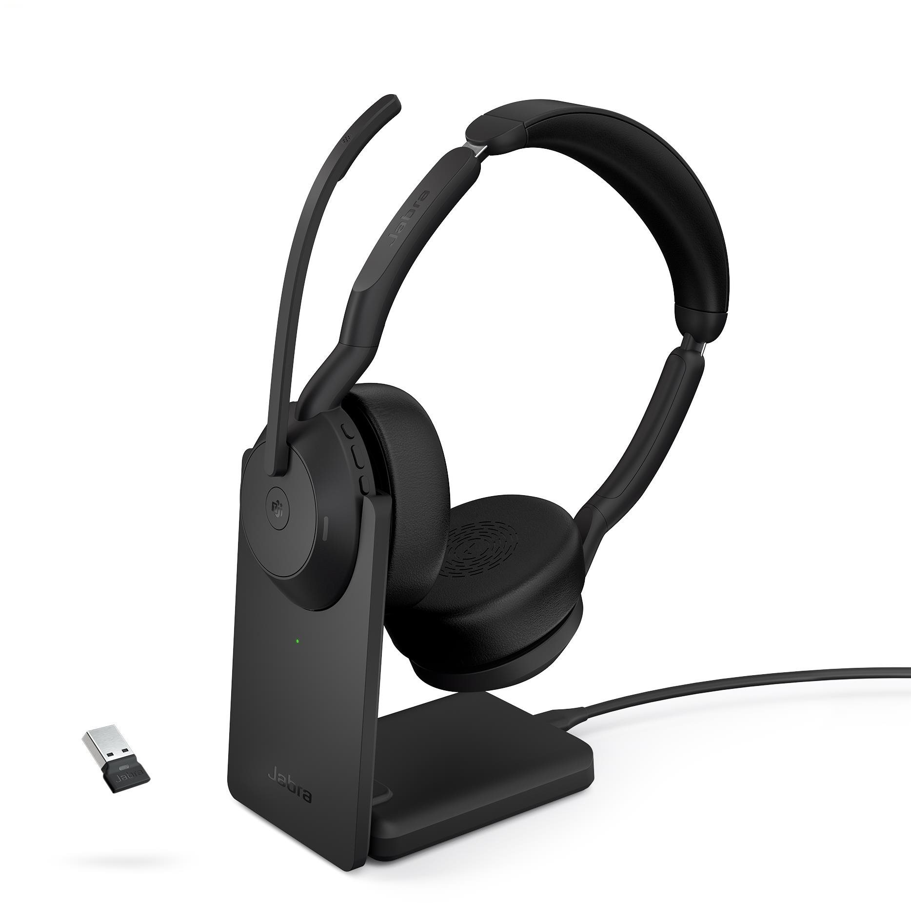 Jabra Evolve2 55 LINK380A MS Stereo STAND Bezdrôtové slúchadlá