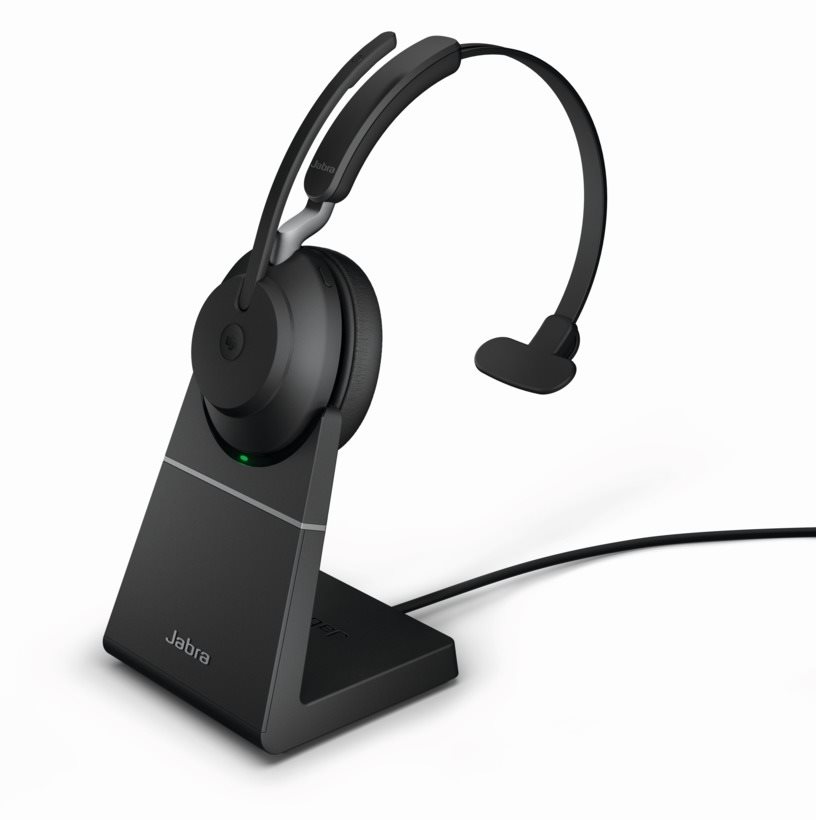 Jabra Evolve2 65 MS Mono USB-A Stand Black Bezdrôtové slúchadlá