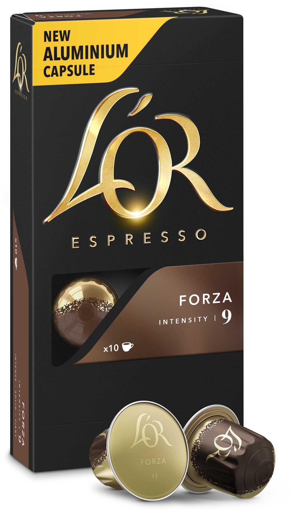 L'OR Espresso Forza 10 ks hliníkových kapsúl Kávové kapsuly