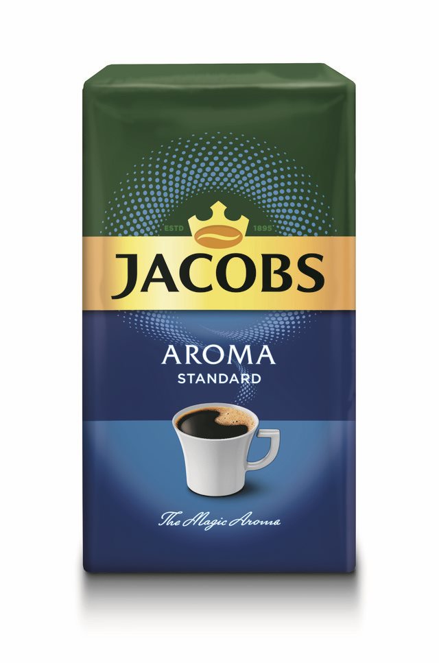 Jacobs Aroma Standard, mletá káva, 250 g Káva