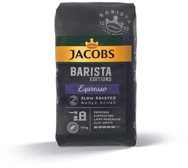 Jacobs Barista Espresso, zrnková káva, 500 g Káva