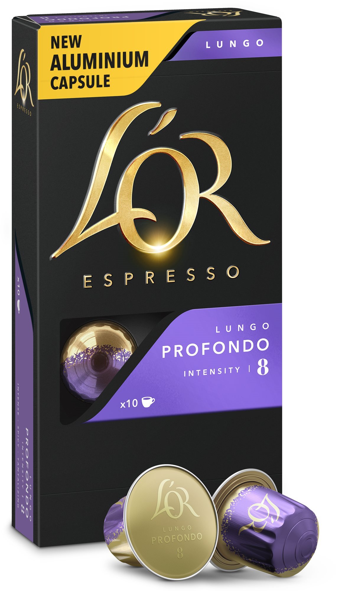 L'OR Lungo Profondo 10ks hliníkových kapslí Kávové kapsle