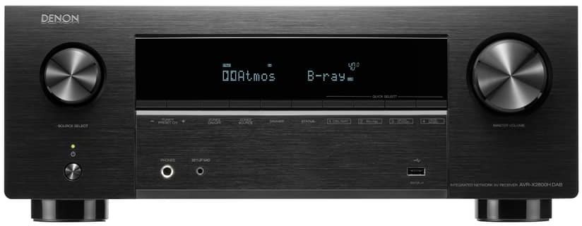 DENON AVR-X2800H DAB Black AV-rádióerősítő