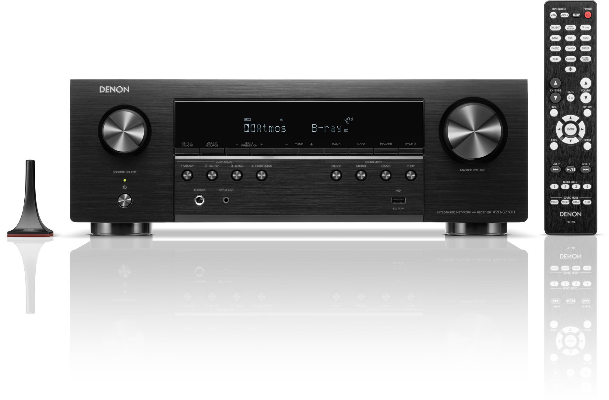Denon AVR-S770H - fekete AV-rádióerősítő