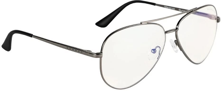GUNNAR Maverick Gunmetal, Light Glass Computer Glasses