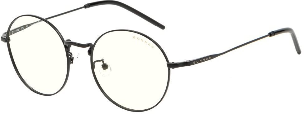 GUNNAR Ellipse Onyx, clear glass Computer Glasses