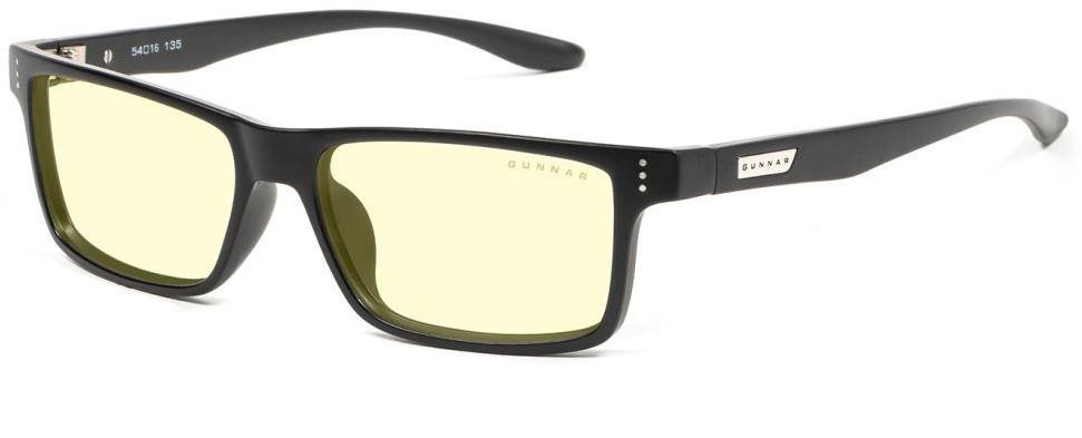 GUNNAR Vertex Onyx, Amber Natural Glasses Computer Glasses