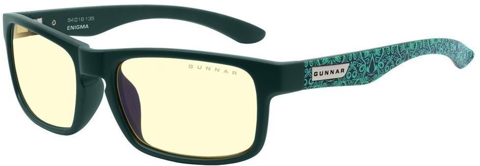 GUNNAR Enigma - AC VALHALLA Teal, Amber Glass Computer Glasses