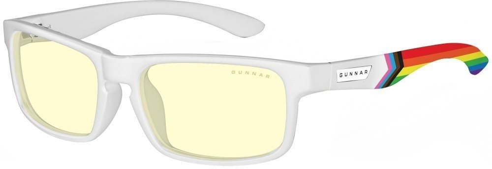 GUNNAR Enigma Pride, borostyánszín üveg Monitor szemüveg