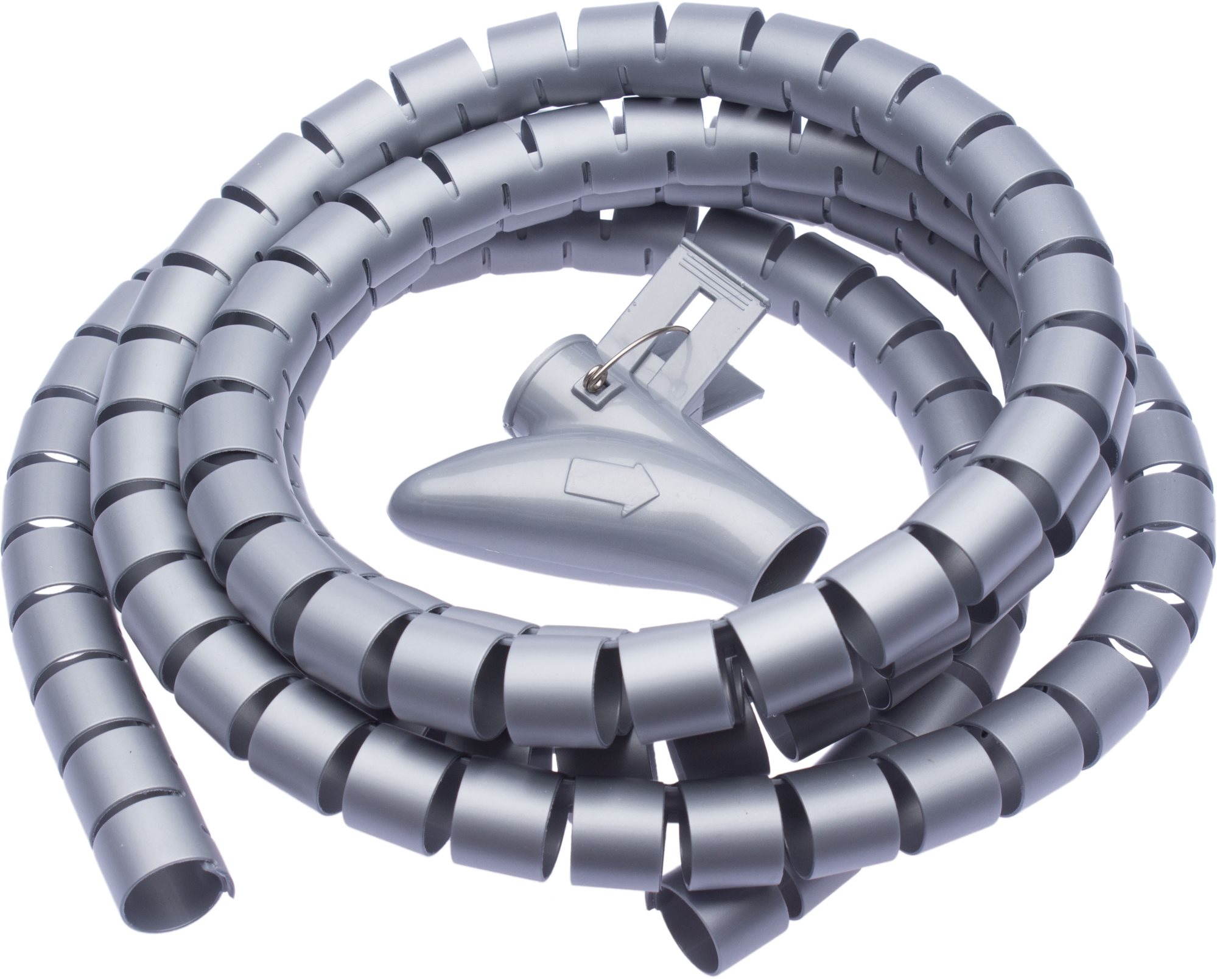 CONNECT IT CableFit WINDER sivá 2,5 m Organizér káblov