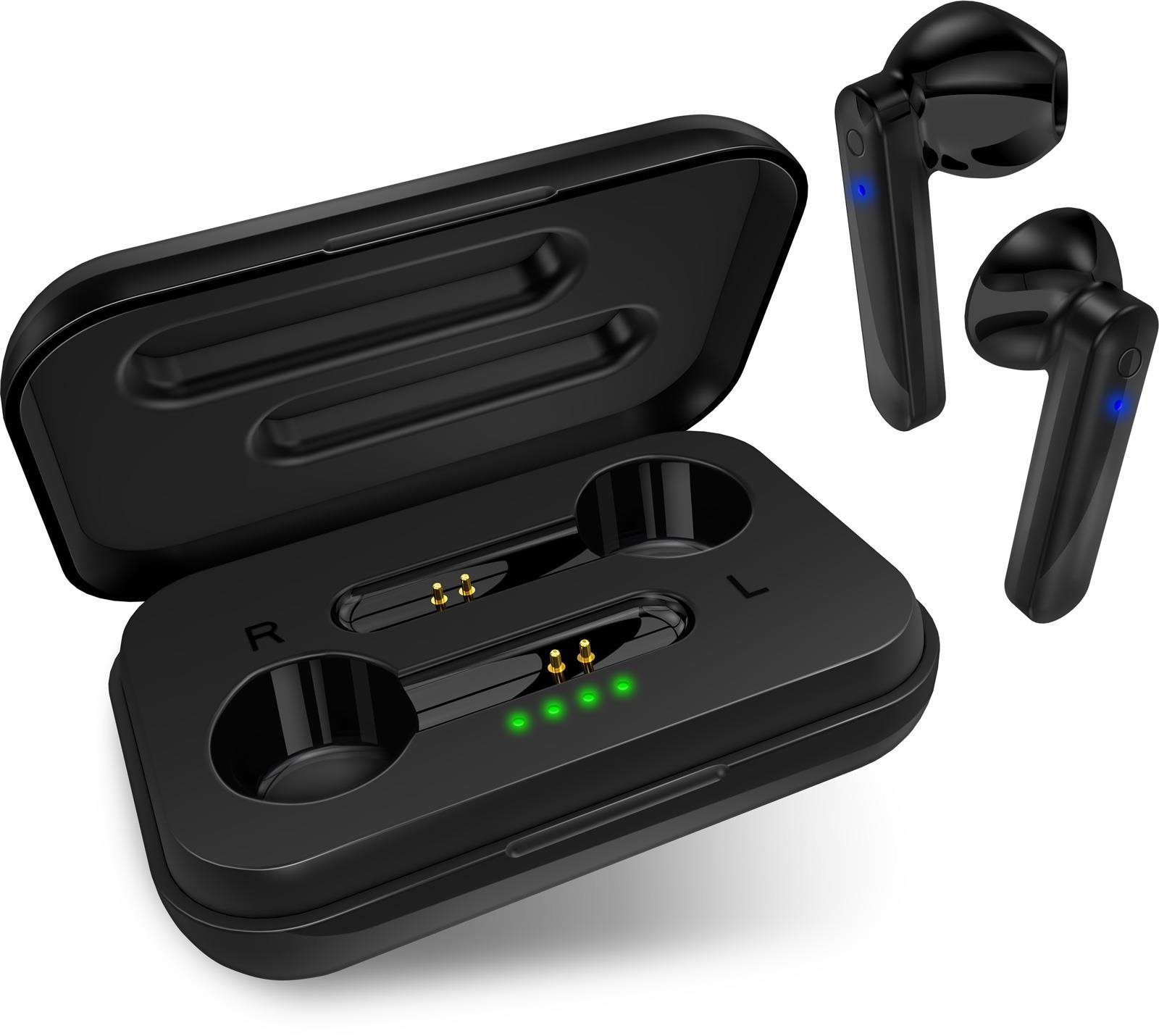 CONNECT IT True Wireless SonicBass čierne Bezdrôtové slúchadlá