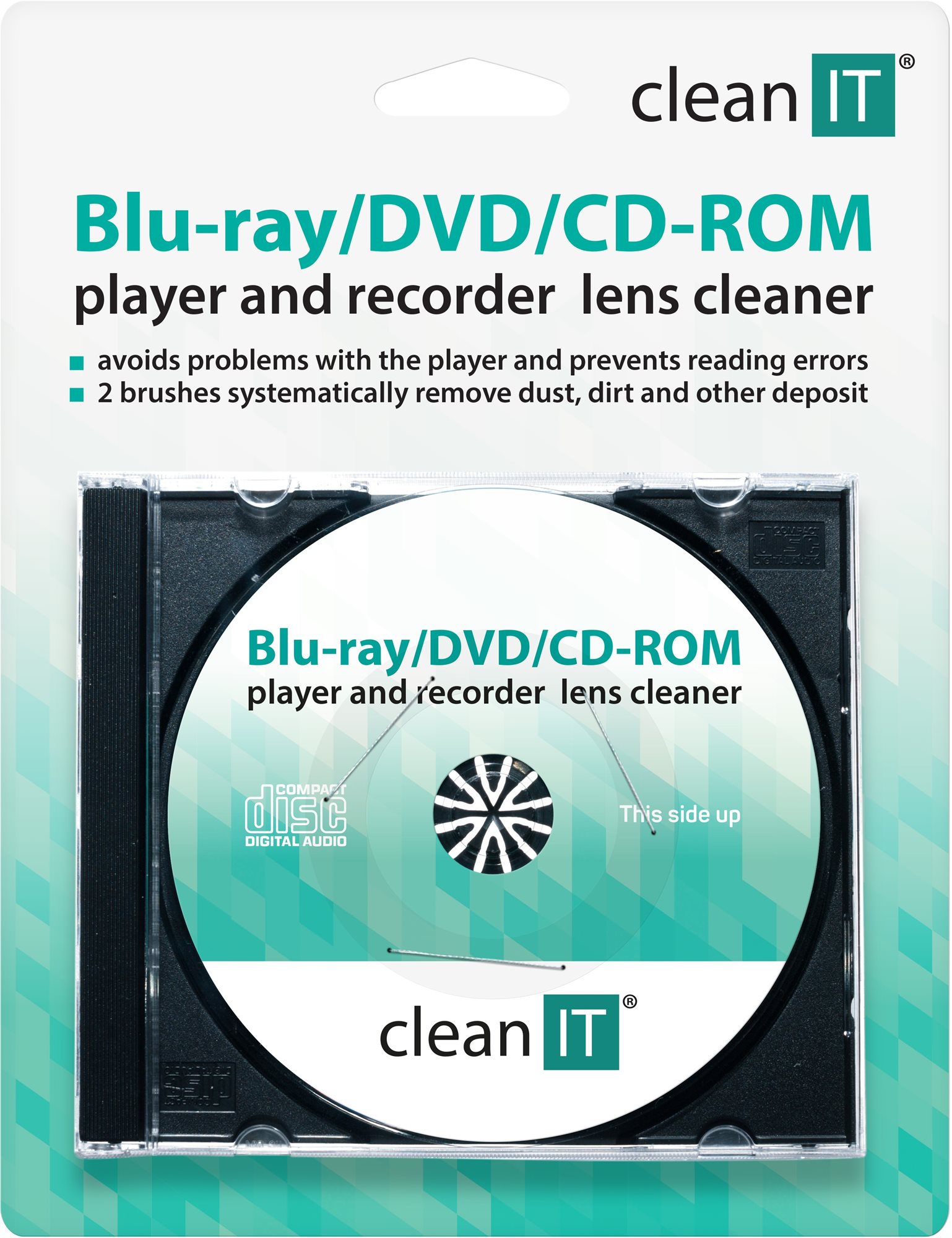 CLEAN IT Brushes - Blu-Ray/CD/DVD Player und Linsen Reiniger...