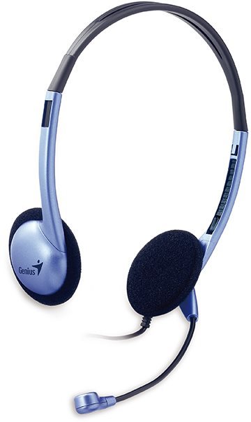 Genius HS-02B Fej-/fülhallgató