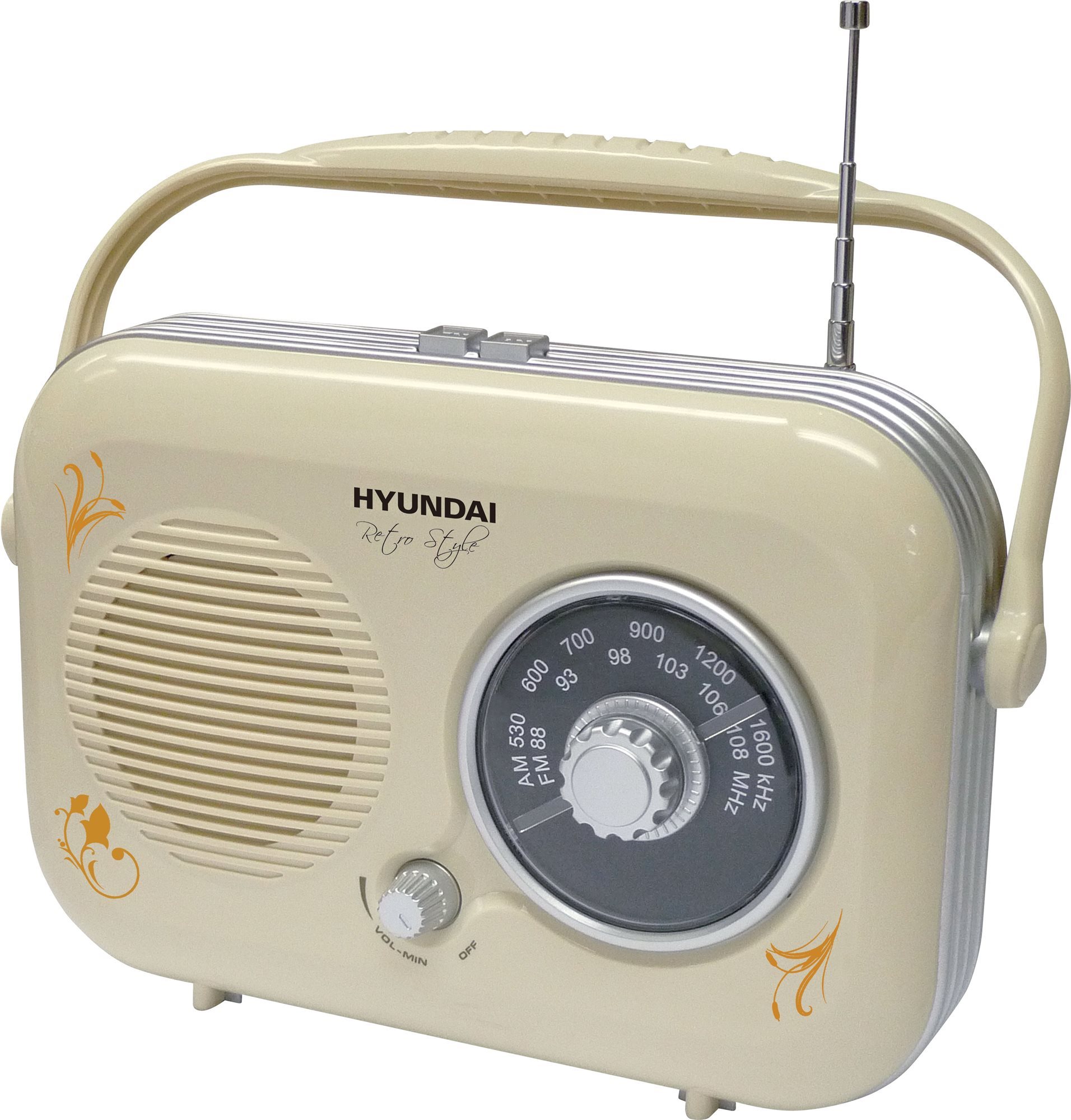 Hyundai PR 100 B Retro béžový Rádio