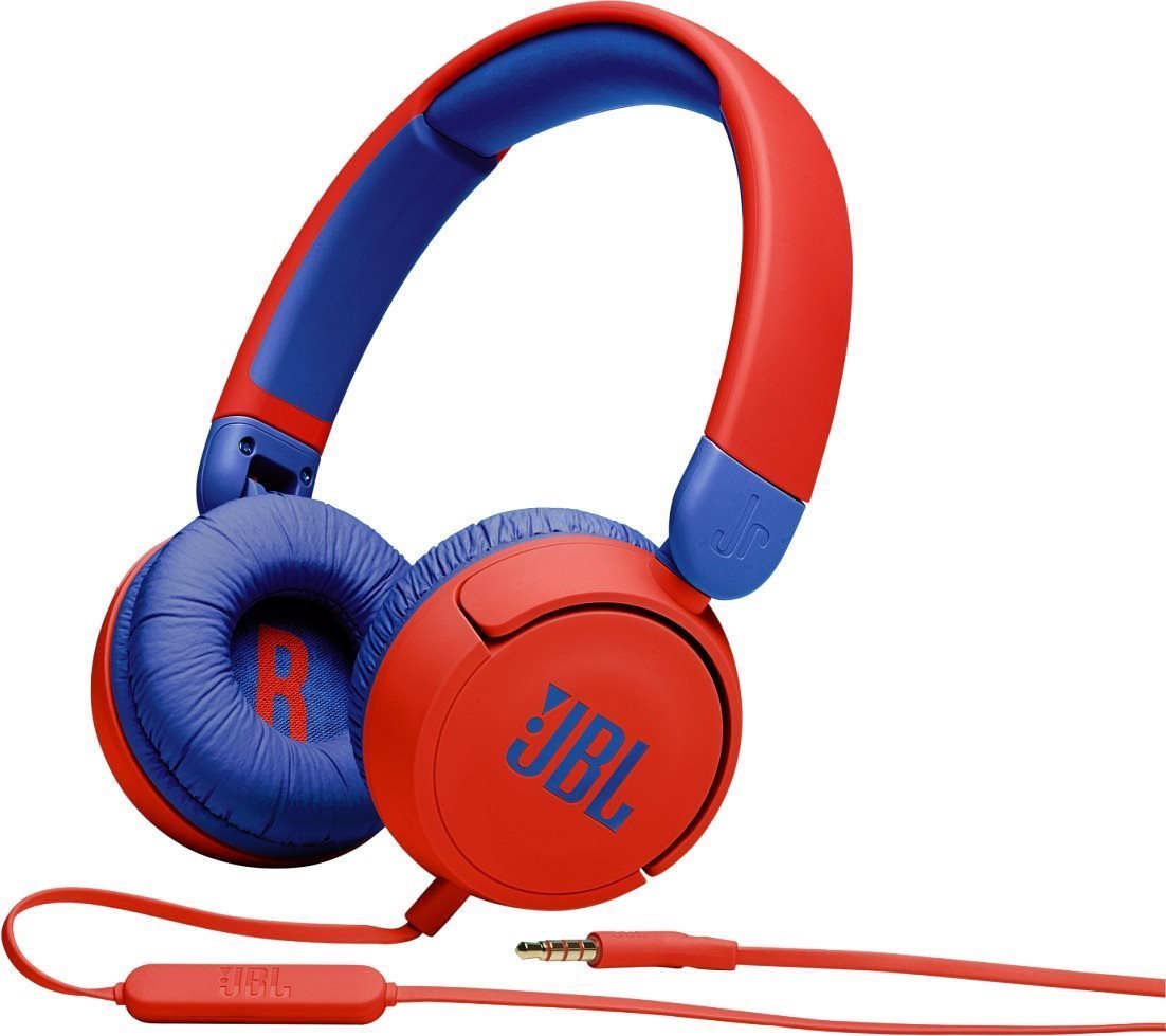 JBL JR310 červené Slúchadlá