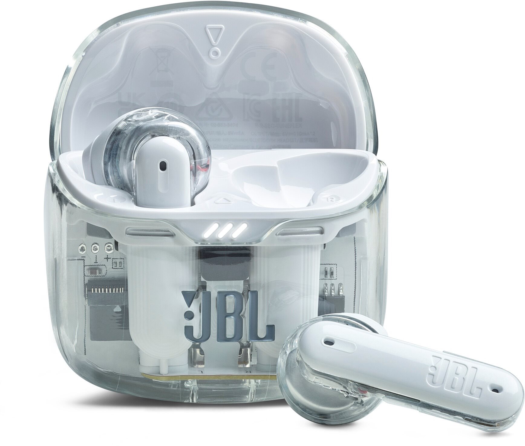 JBL Tune Flex Ghost White Vezeték nélküli fül-/fejhallgató