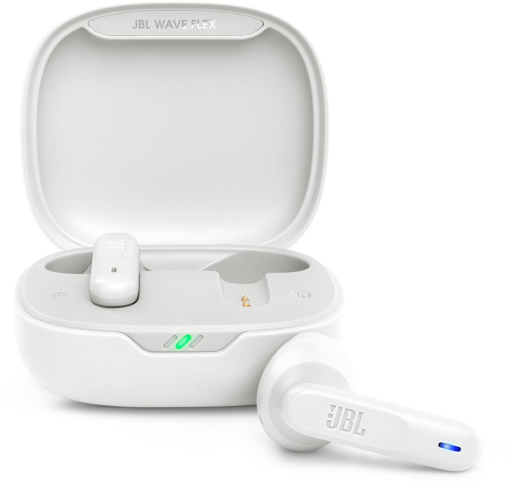 JBL Wave Flex biela Bezdrôtové slúchadlá