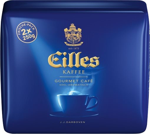 EILLES Gourmet Café 2 x 250g őrölt kávé vákuum csomagolásban Kávé