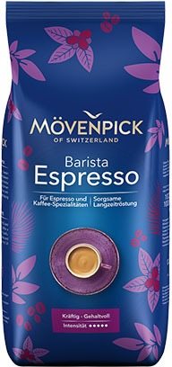 MÖVENPICK of SWITZERLAND Espresso, szemes, 1000g Kávé
