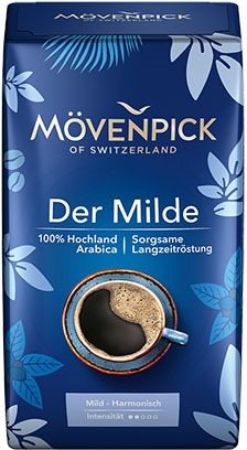MÖVENPICK of SWITZERLAND MILDE, őrölt, 500g, vákuumcsogaolásban Kávé