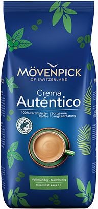 MÖVENPICK of SWITZERLAND El Autentico, szemes, 1000g Kávé