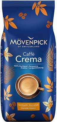 MÖVENPICK of SWITZERLAND CAFFE CREMA, szemes, 1000g Kávé