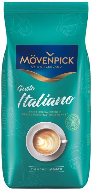 MÖVENPICK of SWITZERLAND CAFFE CREMA GUSTO ITALIANO, szemes, 1000g...