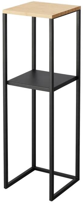 YAMAZAKI Kvetinový stolík Tower 5984, čierny Odkladací stolík