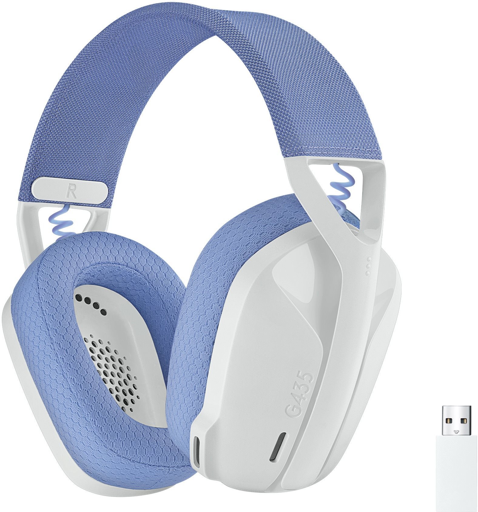 Logitech G435 LIGHTSPEED Wless Gaming Headset weiß Gaming-Headset