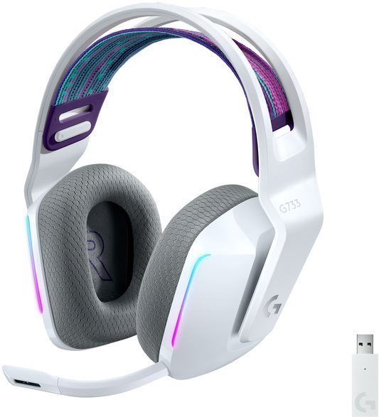 Logitech G733 LIGHTSPEED Wireless RGB Gaming Headset WHITE...