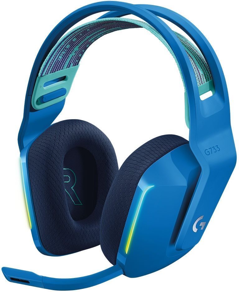 Logitech G733 LIGHTSPEED Wireless RGB Gaming Headset BLUE...