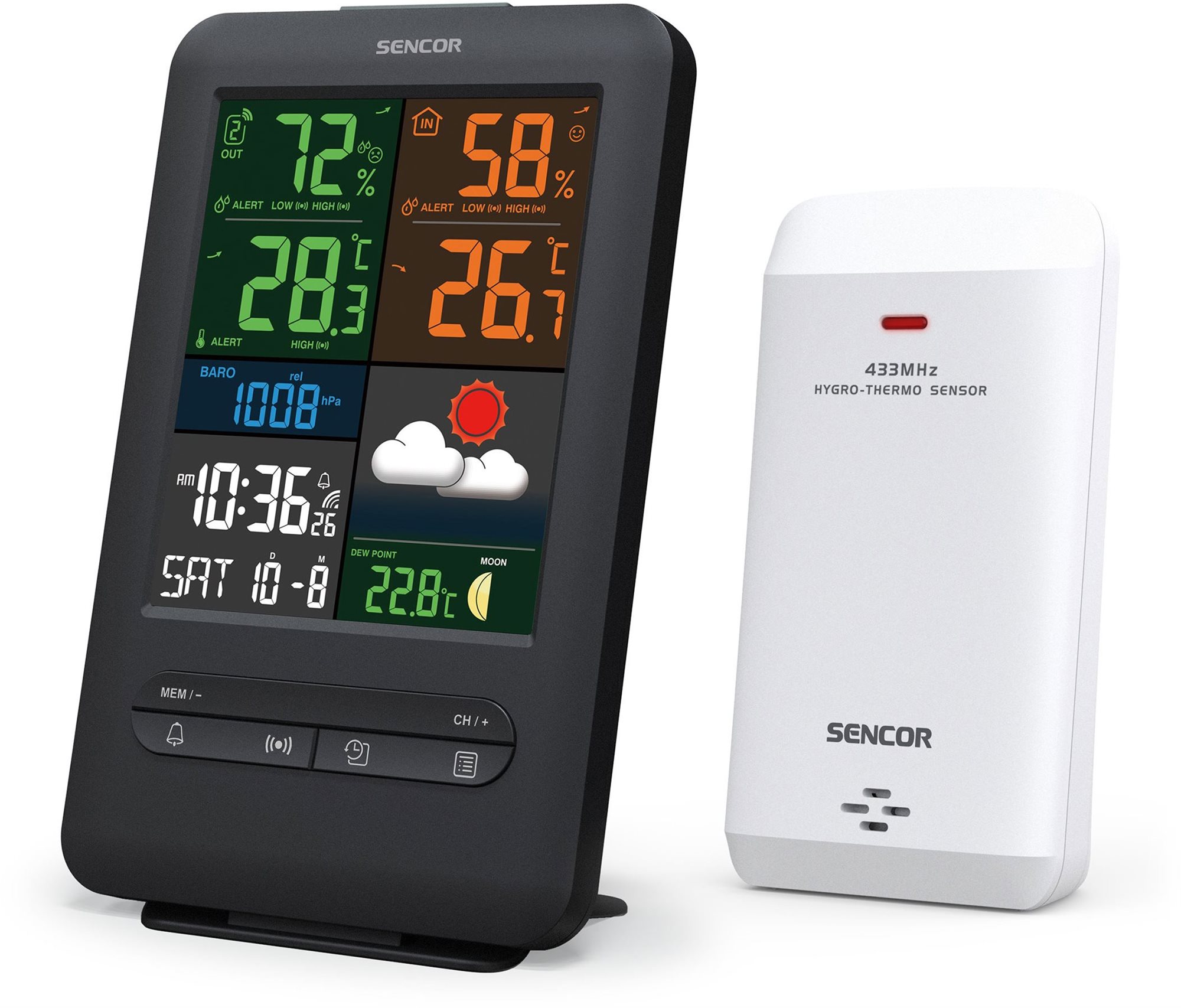 SENCOR SWS 7300 Időjárás állomás
