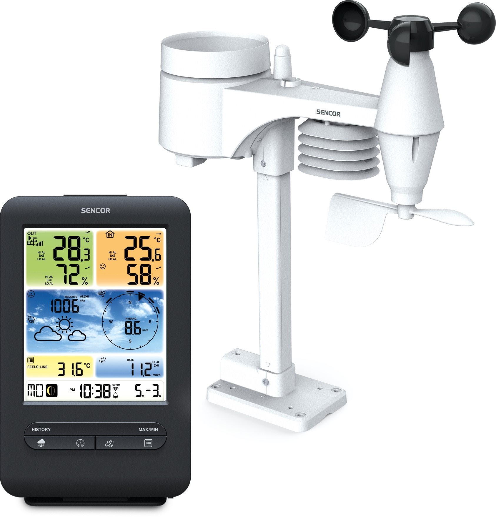 Sencor SWS 9898 WiFi Meteostanica