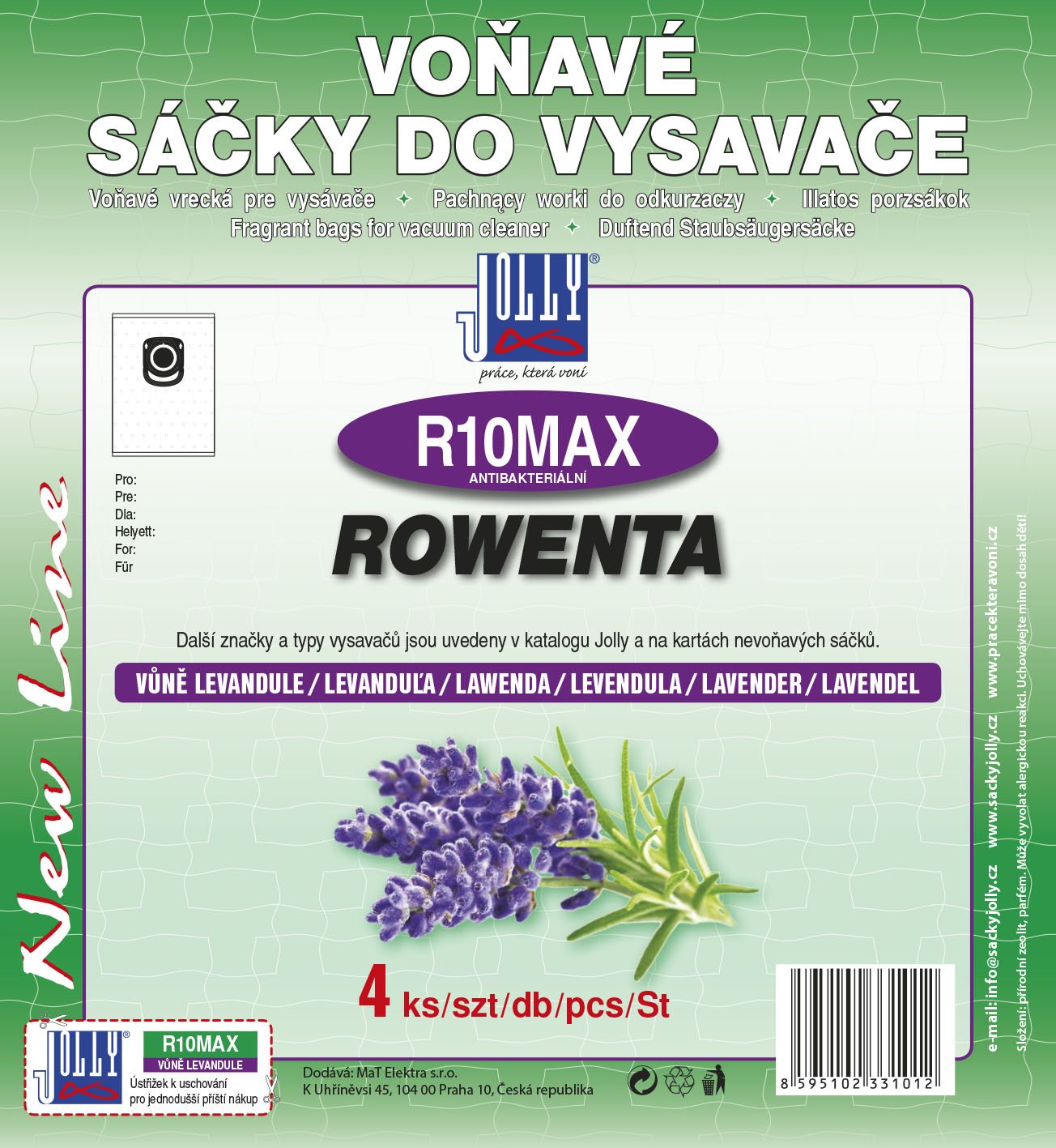 Vrecká do vysávača R10 MAX – vôňa levandule Vrecká do vysávača