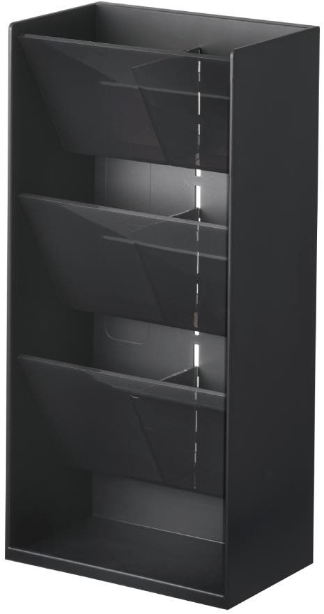 YAMAZAKI Kozmetický organizér Tower 5604, čierny Organizér