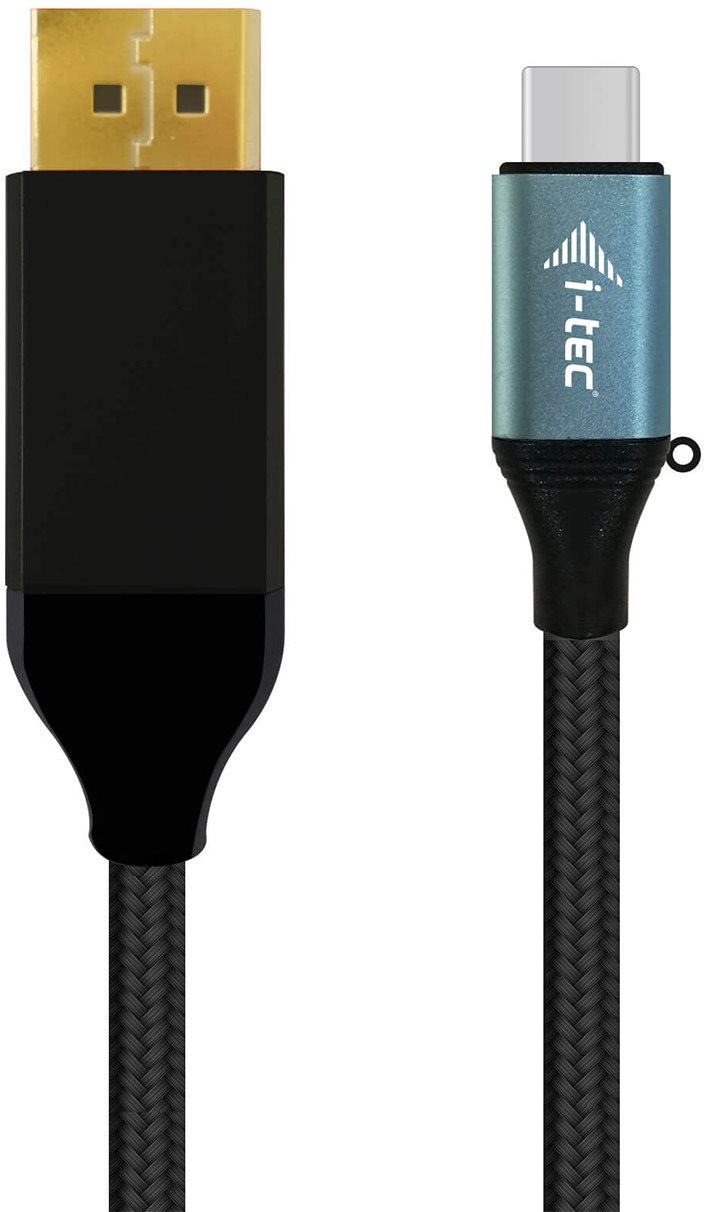 I-TEC USB-C DisplayPort video átalakító 4K / 60Hz + 200cm kábel...