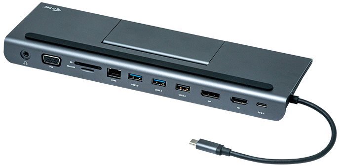I-TEC USB-C Metal Low Profile 4K Triple Display Docking Station,...