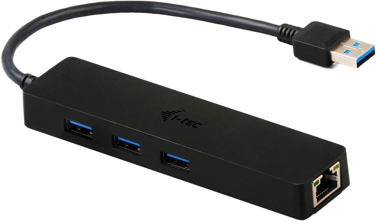 i-tec USB 3.0 Slim HUB 3 Port + GLAN Adapter Port replikátor