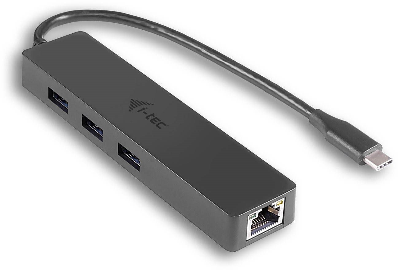 I-TEC USB-C Slim 3-port HUB with GLAN Port Replicator