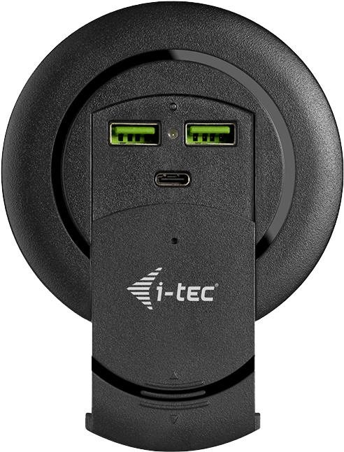 i-tec Built-in Desktop Fast Charger, USB-C PD 3.0 + 3x USB 3.0...