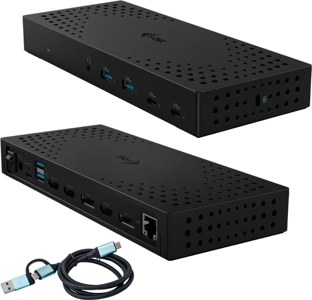 i-tec USB 3.0 / USB-C / Thunderbolt, 3x 4K Docking Station Gen 2 +...