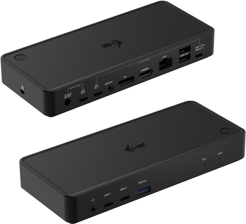 i-tec USB-C/Thunderbolt KVM Docking station Dual Display, Power...